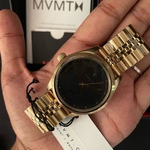 NWT MVMT Gold Womens Watch w/ Black Face